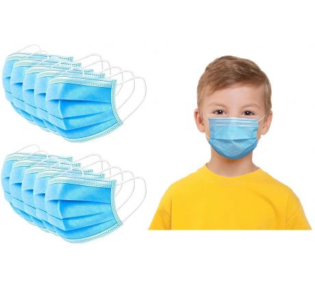 OPTIMUS OR-06 detské ochranné rúško jednorázové 3-vrstvové