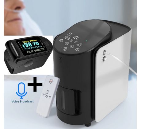BOXYM 7L kyslíkový koncentrátor 1L-7L 93% + oximeter